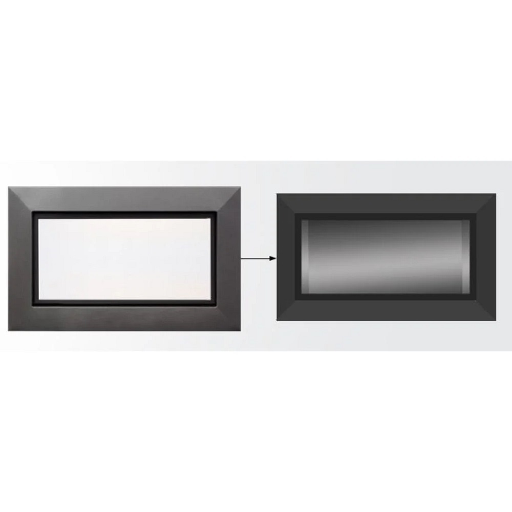 90844MON Picture frame front-Black