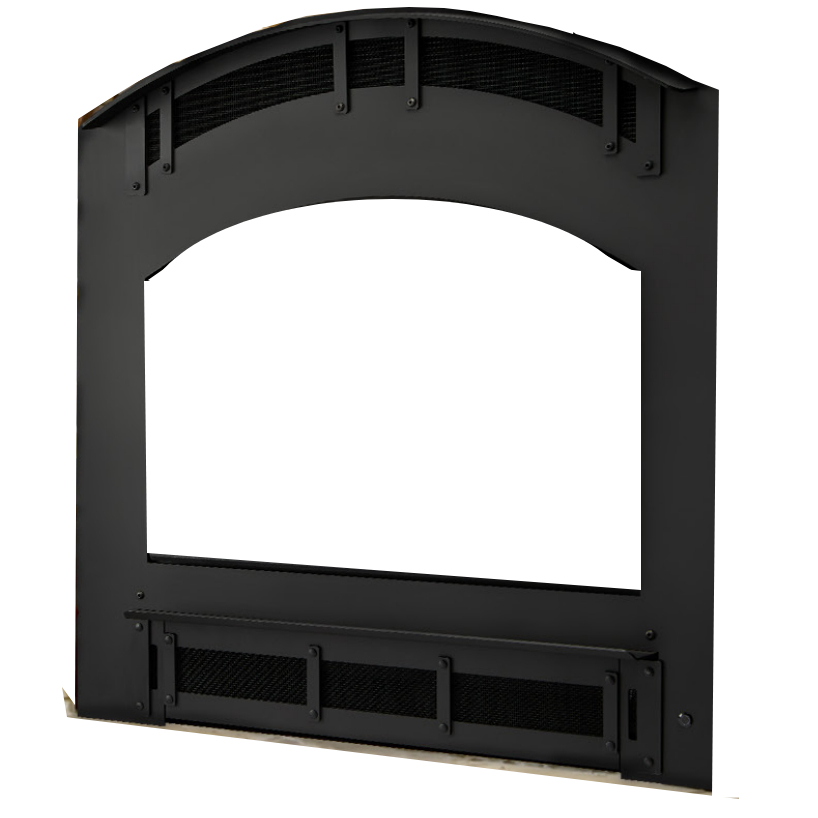 90878MON Mission Arch Front, Classic Black